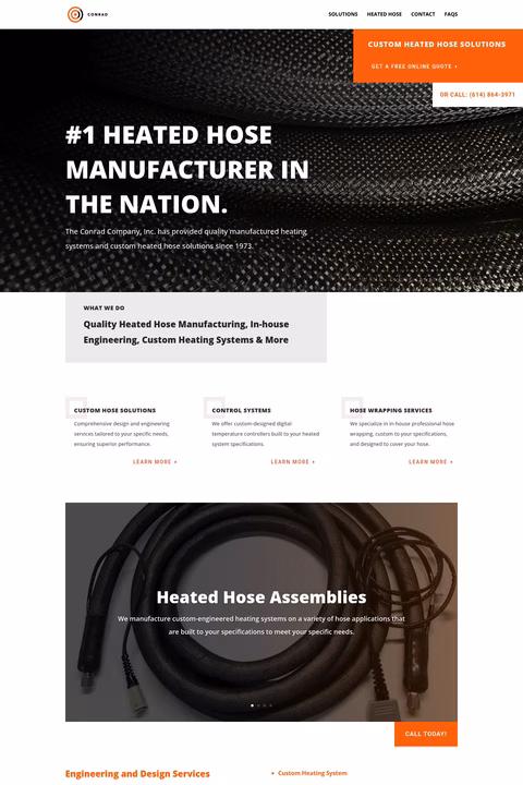 Conrad-Company Homepage 1440px
