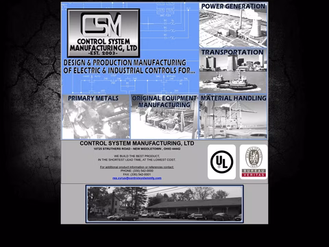 Control-System-Manufacturing Homepage 1440px