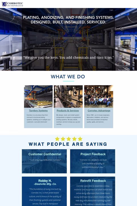 Corrotec-Inc Homepage 1440px
