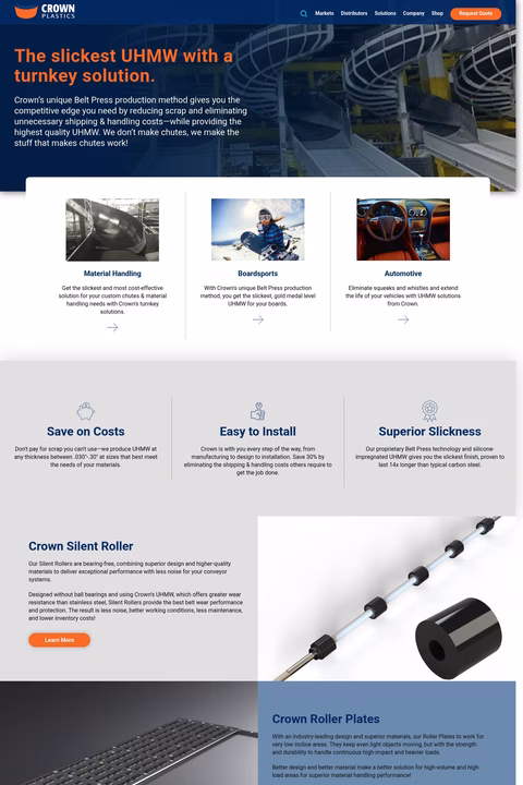 Crown-Plastics Homepage 1440px