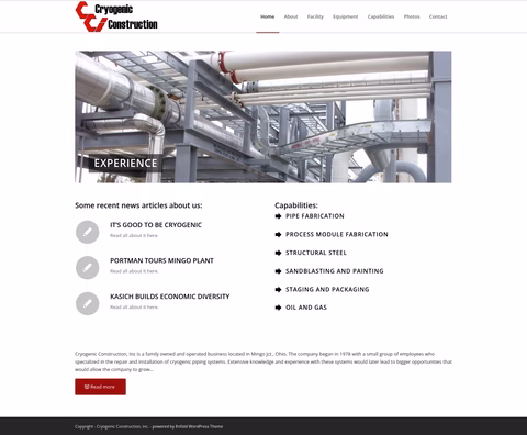 Cryogenic-Construction Homepage 1440px