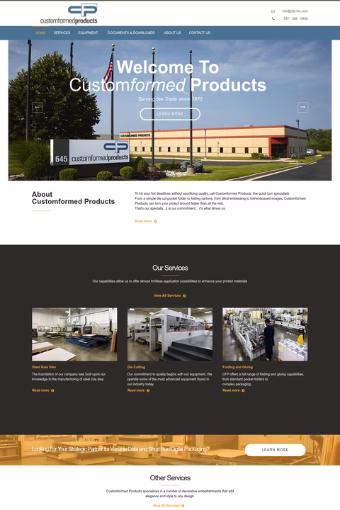 Custom-Formed-Products Homepage 1440px