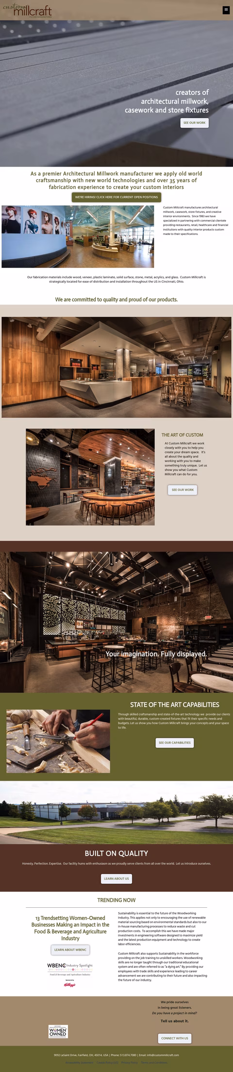 Custom-Millcraft Homepage 1440px
