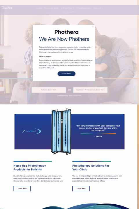 Daavlin Homepage 1440px