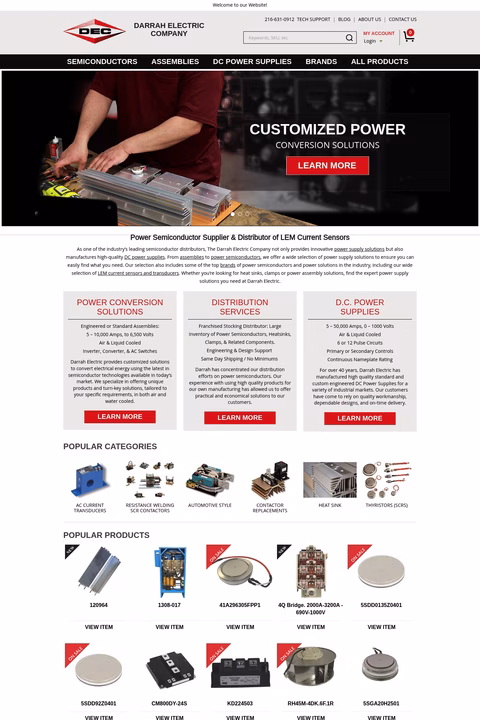 Darrah-Electric-Company Homepage 1440px