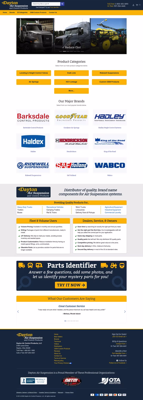 Dayton-Air-Suspension-Control-Products Homepage 1440px