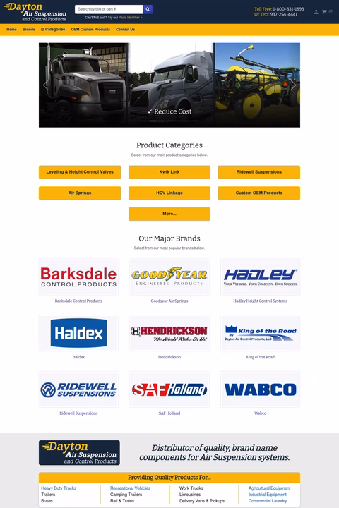 Dayton-Air-Suspension-Control-Products Homepage 1440px