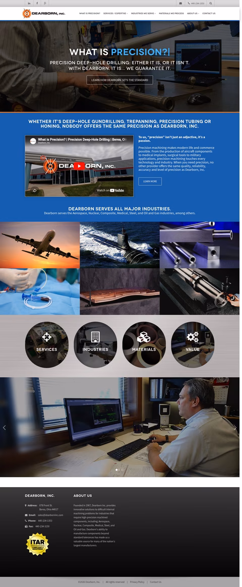 Dearborn Homepage 1440px