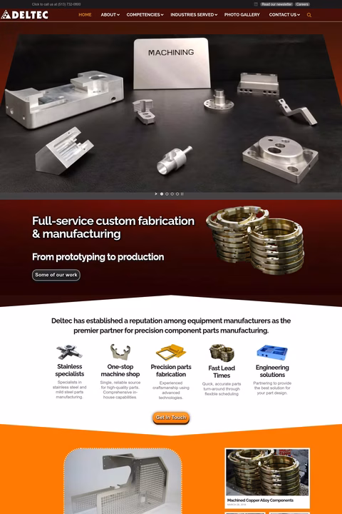 Deltec Homepage 1440px
