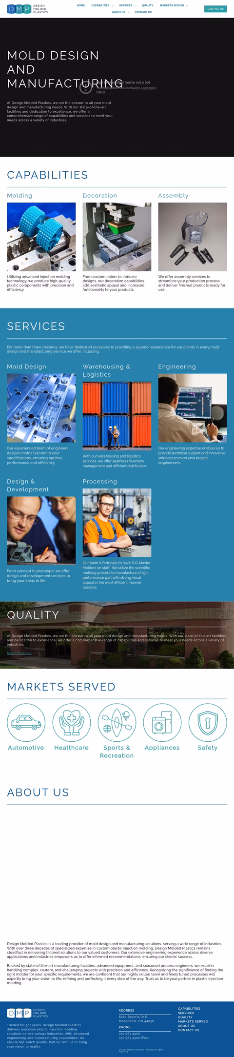 Design-Molded-Plastics Homepage 1440px