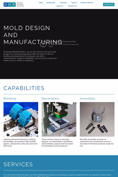 Design-Molded-Plastics Homepage 1440px