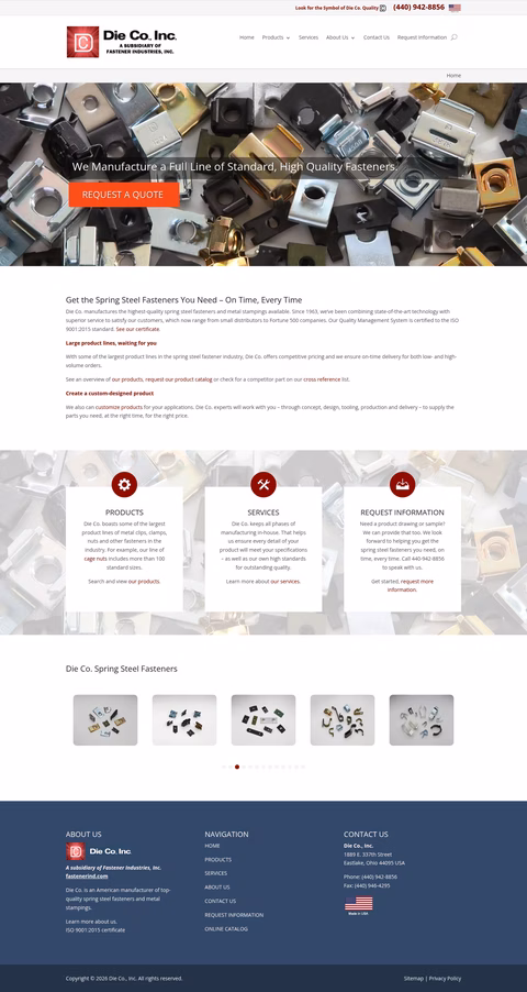 Die-Company Homepage 1440px