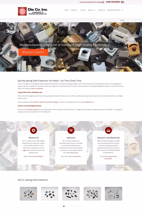 Die-Company Homepage 1440px