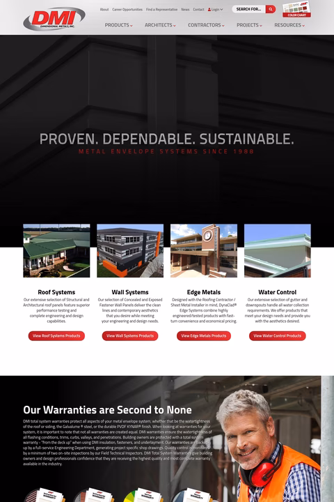 Dimensional-Metals-Inc Homepage 1440px