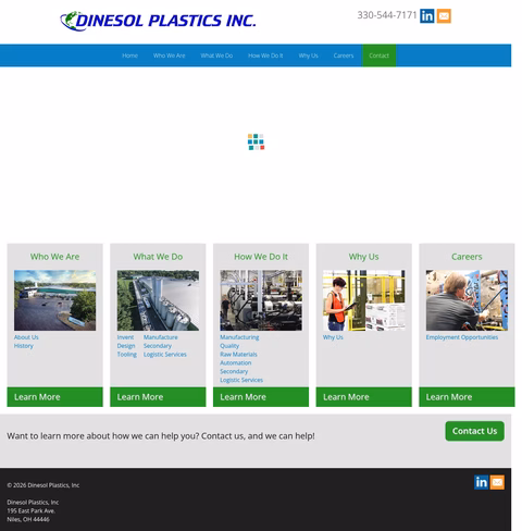 Dinesol-Plastics Homepage 1440px