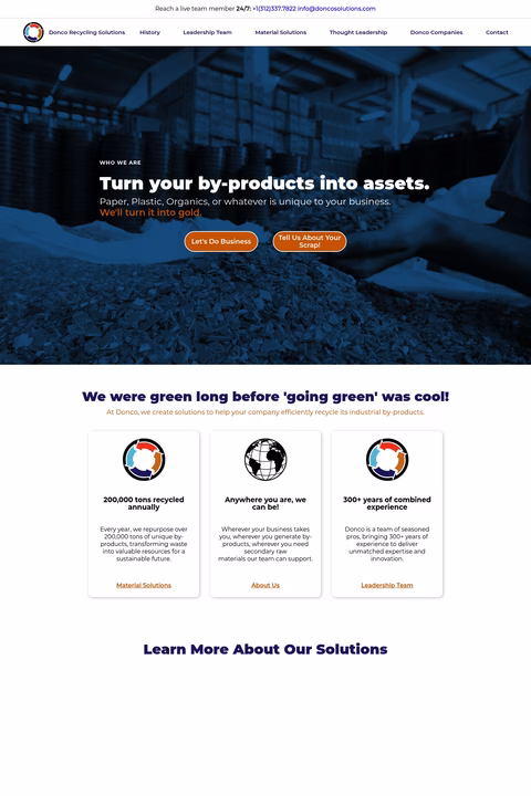 Donco-Recycling-Solutions Homepage 1440px