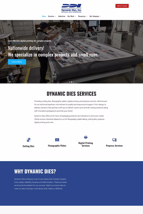 Dynamic-Dies-Inc Homepage 1440px