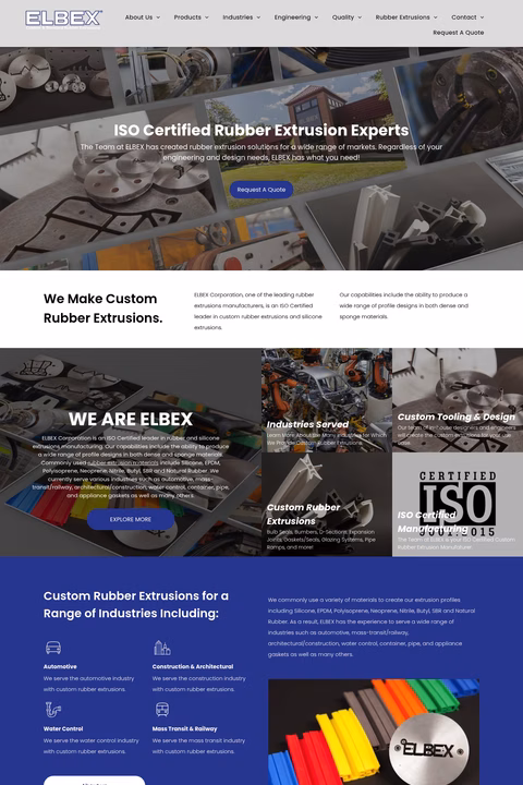 Elbex Homepage 1440px