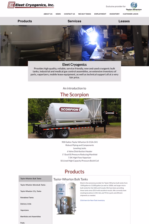 Eleet-Cryogenics Homepage 1440px