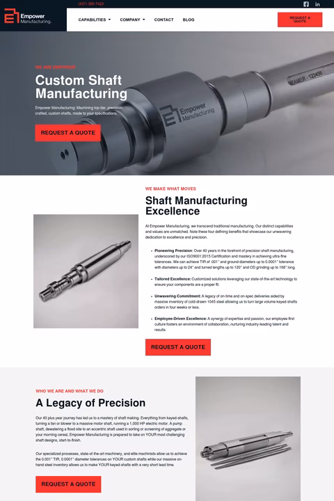 Empower-Manufacturing Homepage 1440px