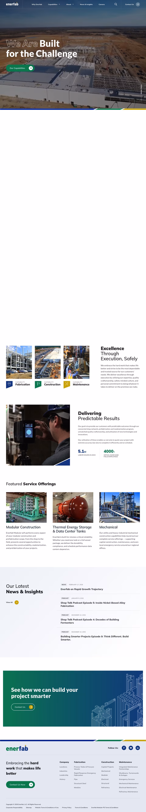 Enerfab Homepage 1440px