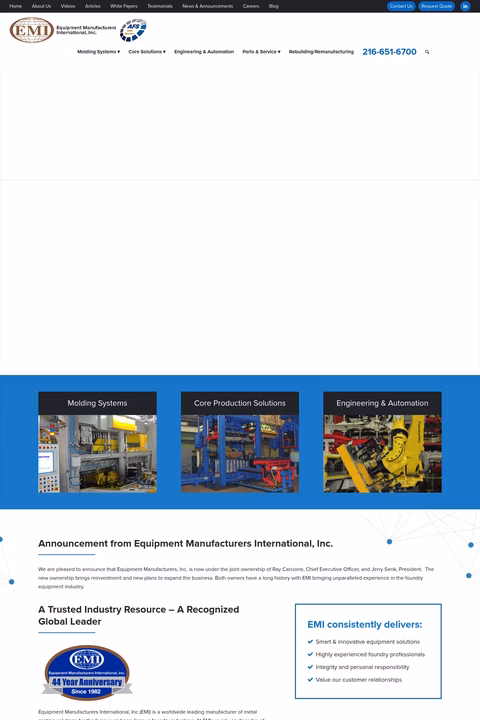 Equipment-Manufacturers-International Homepage 1440px
