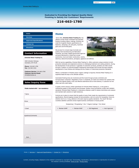 Erieview-Metal-Treating Homepage 1440px