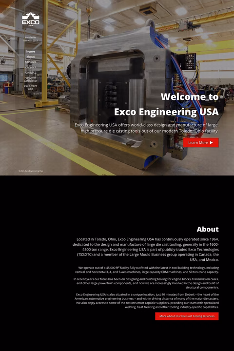 Exco-Engineering-Usa Homepage 1440px