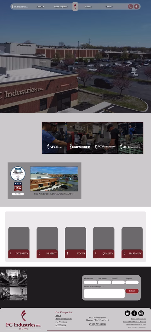 Fc-Industries-Inc Homepage 1440px