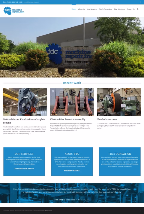 Fdc-Machine-Repair Homepage 1440px