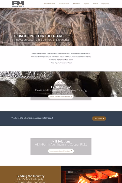 Federal-Metal-Company Homepage 1440px