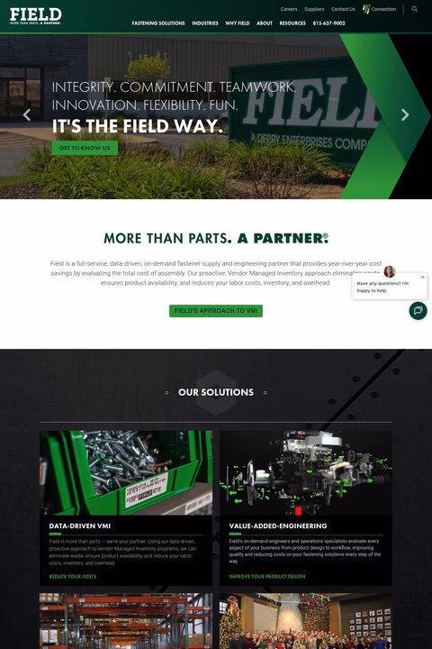 Field-Fastener Homepage 1440px