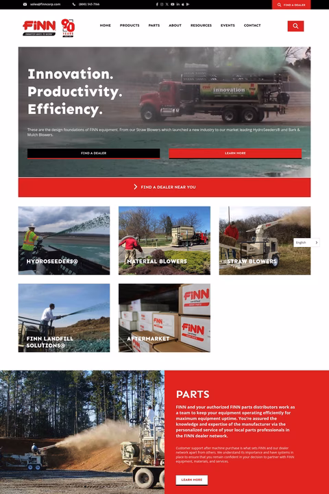Finn-Corporation Homepage 1440px
