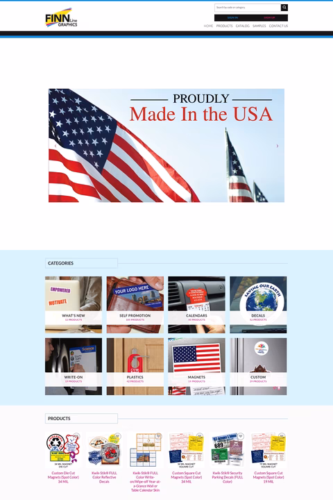 Finn-Line-Graphics Homepage 1440px