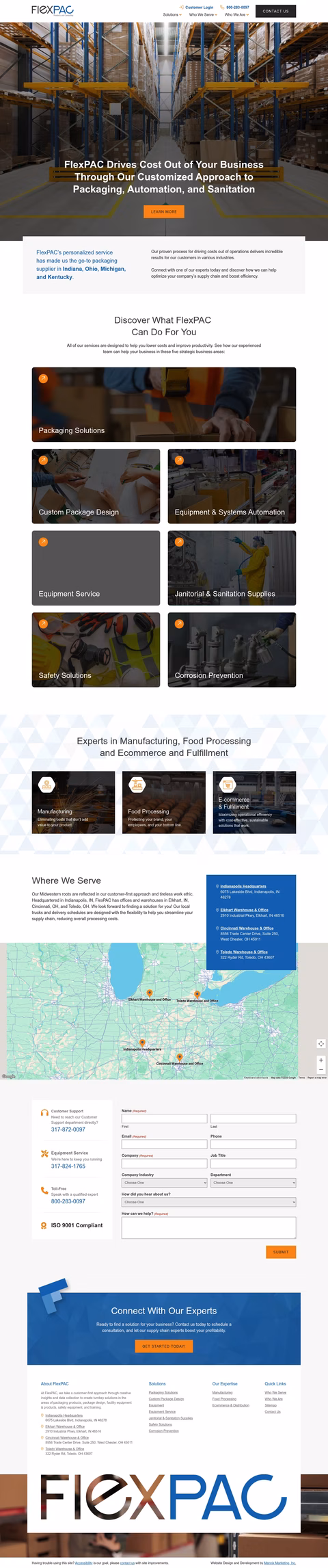 Flexpac Homepage 1440px