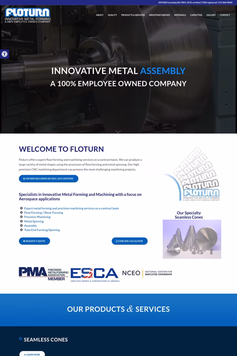 Floturn Homepage 1440px