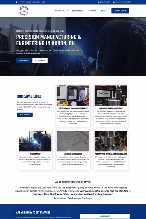 Fm-Machine Homepage 1440px
