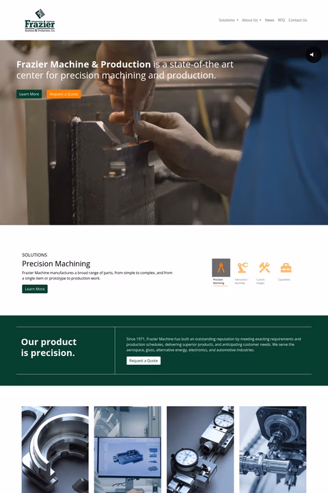 Frazier-Machine-Production Homepage 1440px