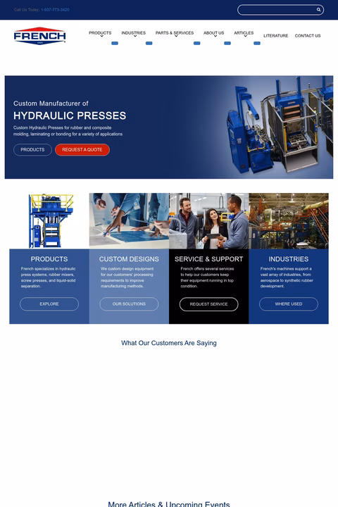 French-Oil-Mill-Machinery-Company Homepage 1440px