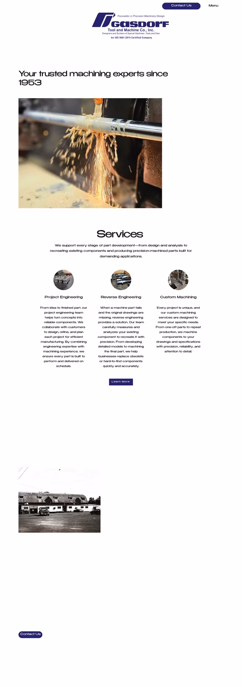 Gasdorf-Tool-Machine-Company Homepage 1440px