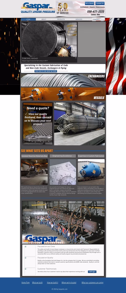 Gaspar-Inc Homepage 1440px