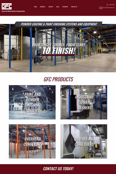 General-Fabrications-Corporation Homepage 1440px