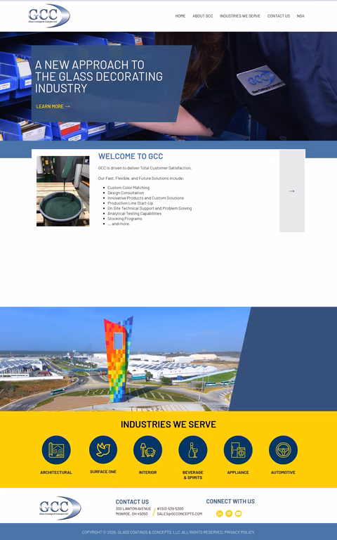 Glass-Coatings-Concepts Homepage 1440px