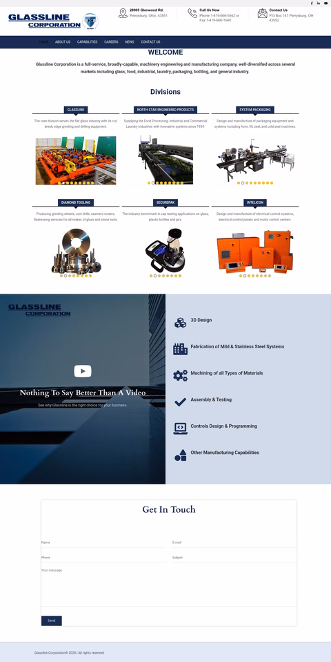 Glassline-Corporation Homepage 1440px