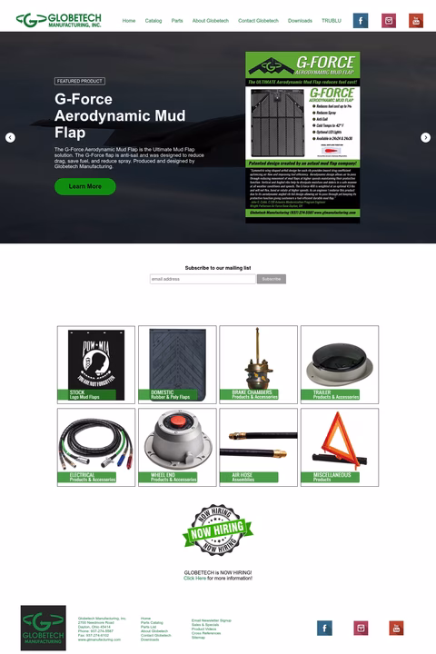 Globetech-Manufacturing Homepage 1440px