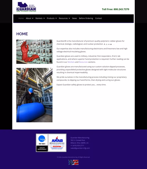 Guardian-Manufacturing Homepage 1440px
