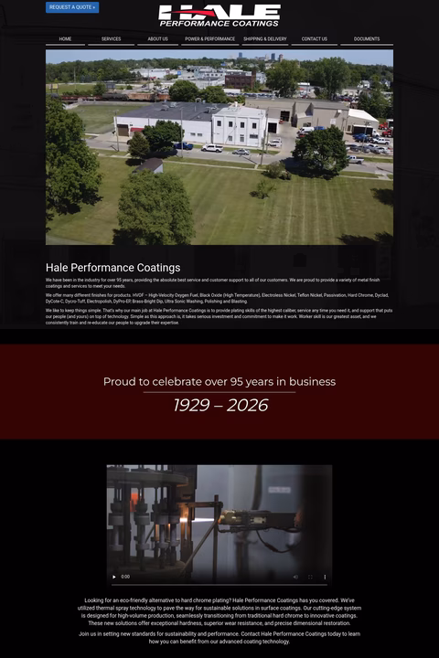 Hale-Performance-Coatings Homepage 1440px