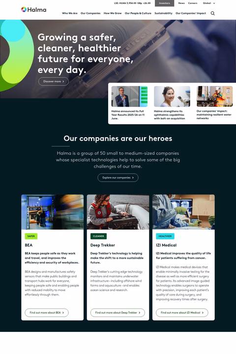 Halma Homepage 1440px
