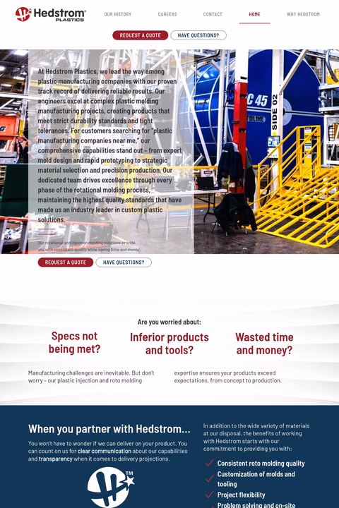 Hedstrom-Plastics Homepage 1440px