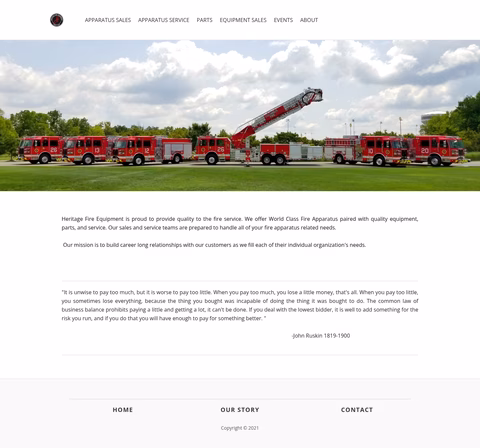 Heritage-Fire-Equipment Homepage 1440px